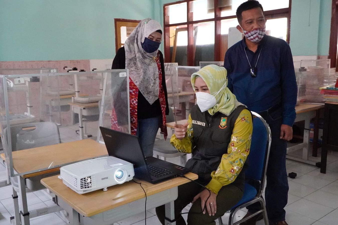 Wali Kota Mojokerto Cek Kesiapan Tatap Muka SD dan SMP 