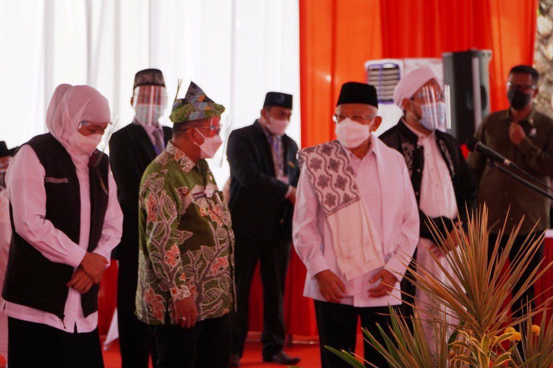 Wapres Maruf Berharap Vaksinasi Covid di Situbondo Bisa 70 Persen