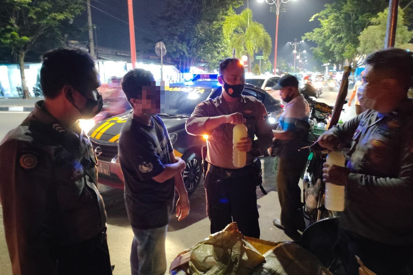 Polresta Mojokerto Tangkap Penjual Arak asal Gresik