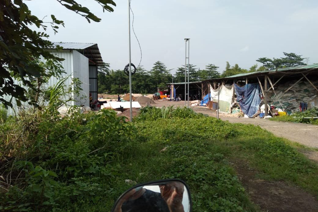Polres Mojokerto Selidiki Penampungan Limbah Santan Kelapa di Ngoro