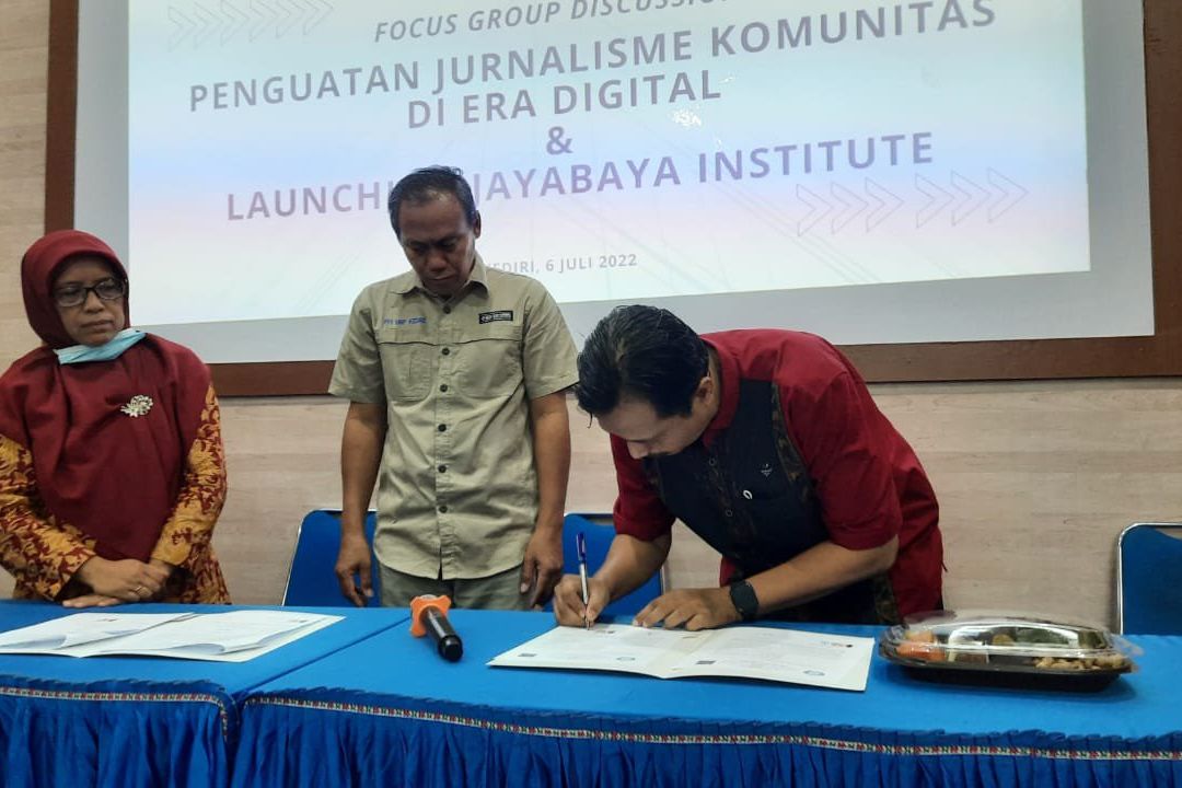 Asah <em>Skill</em> Jurnalis Warga, AJI Kediri Resmikan Jayabaya Institute