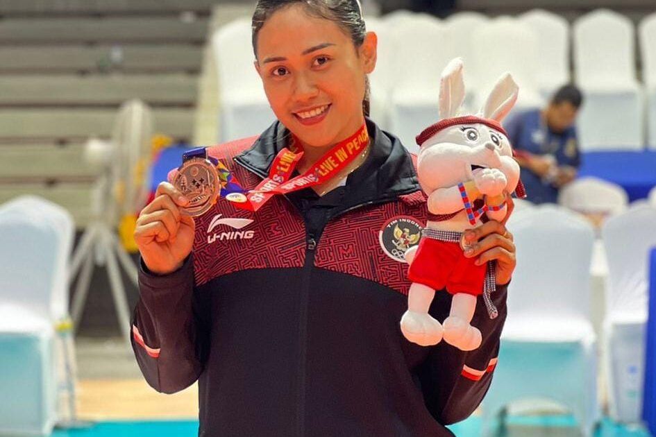 Raih Medali Perunggu dalam SEA Games Kamboja, Atlit Bola Voli Ini Ternyata asal Probolinggo