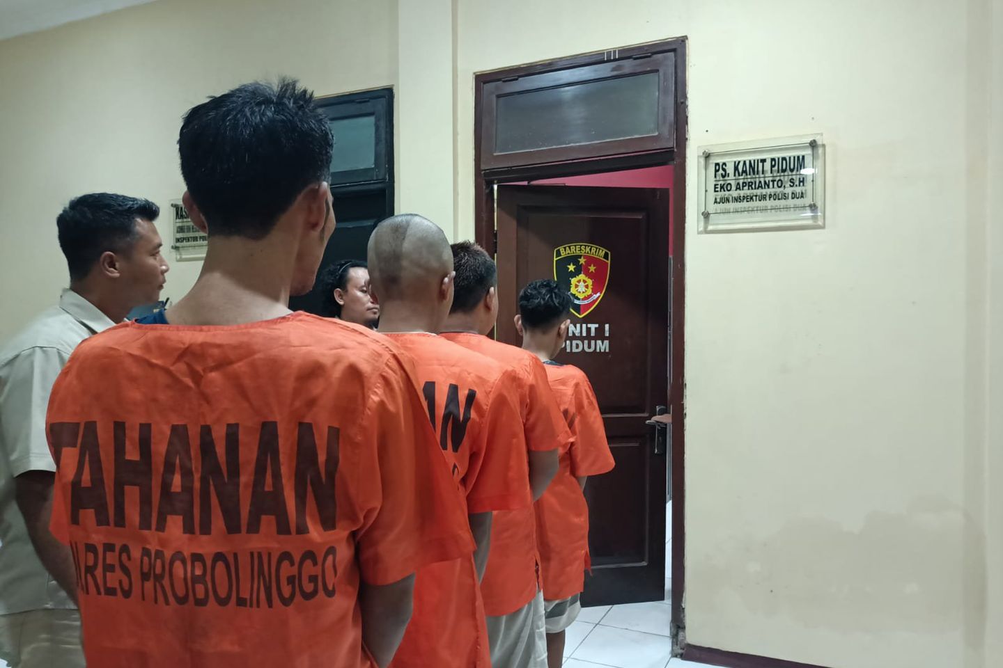 Tim Buser Polres Probolinggo, Ringkus Komplotan Pencuri Kabel Provider Telkom  