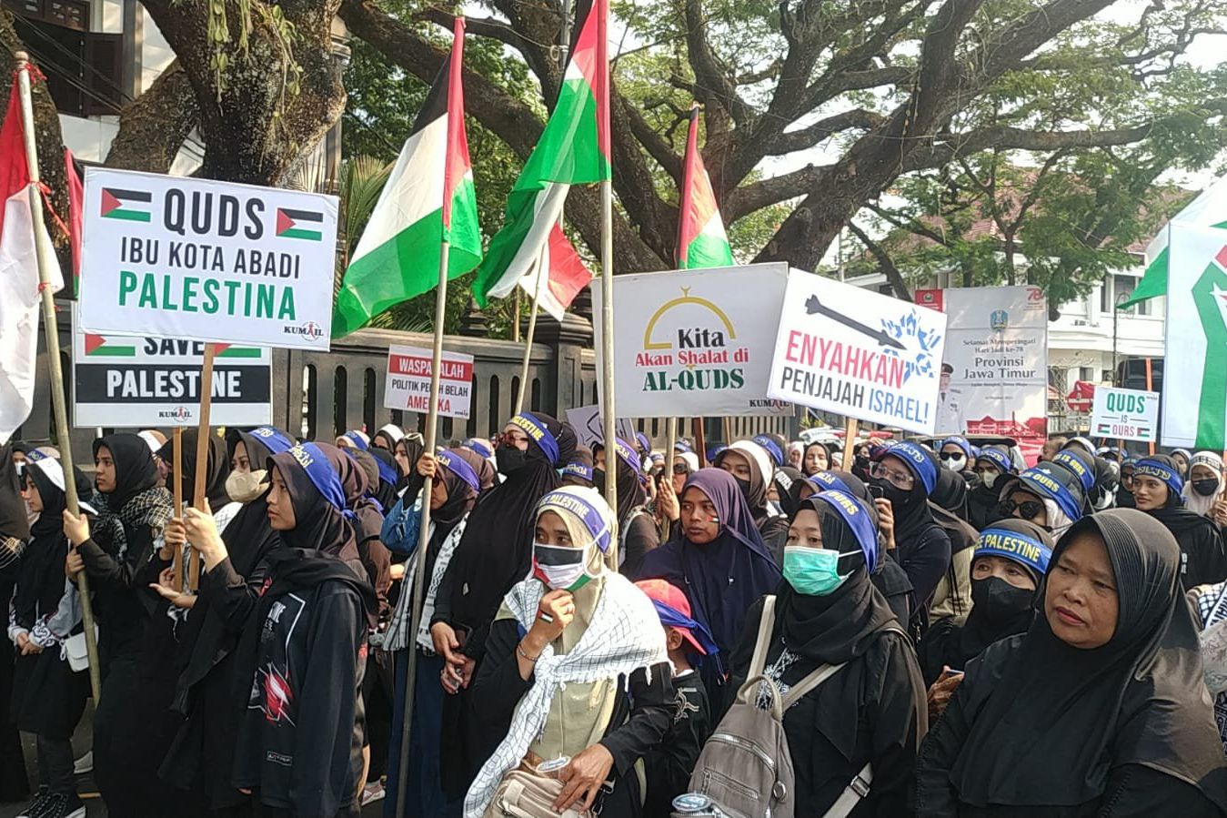 KUMAIL Dukung Palestina Serang Israel