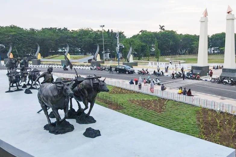 Alun-alun Trunojoyo Sampang Bakal Dilengkapi Layar Videotron Senilai Rp 2 Miliar