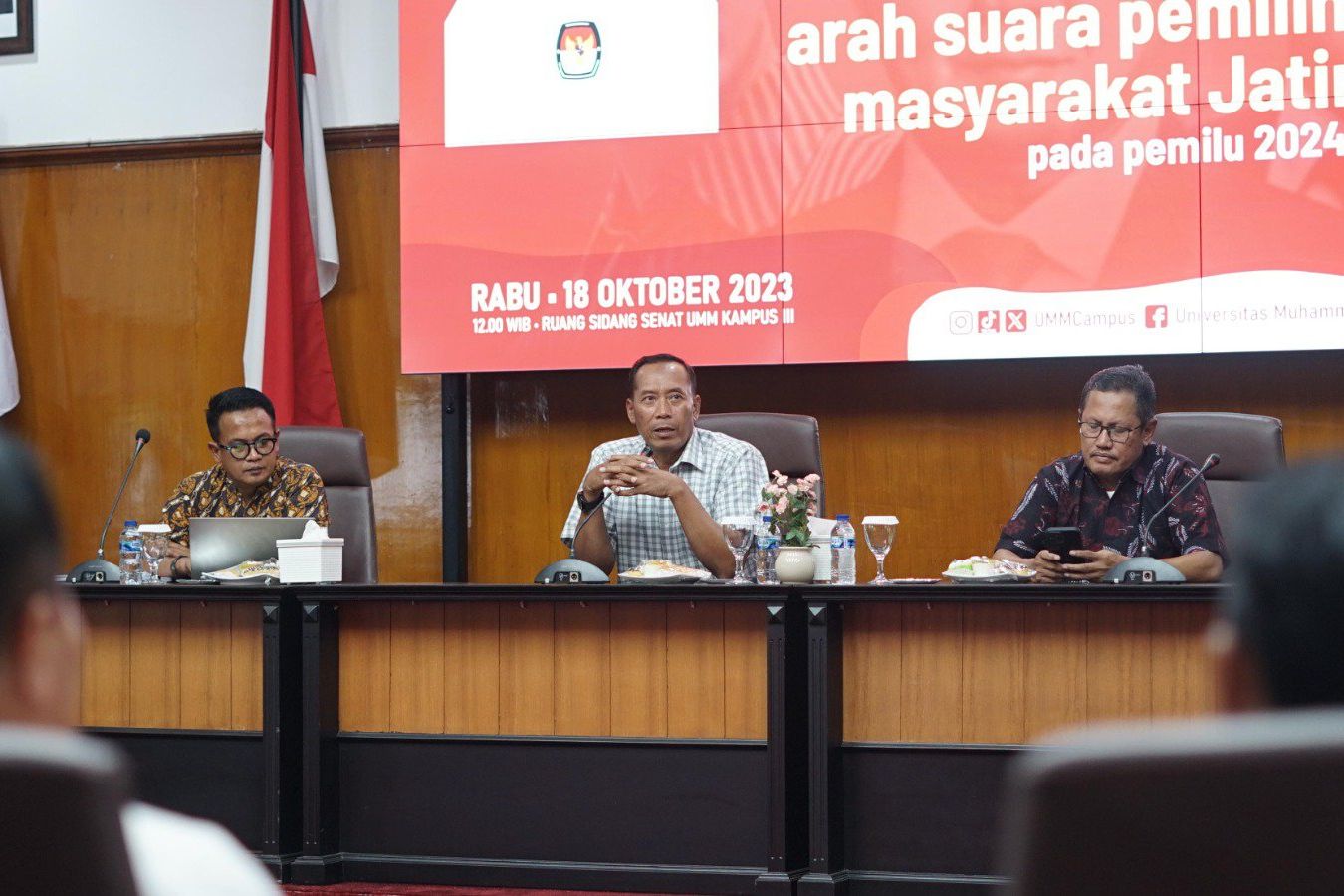 Hasil Simulasi 3 Capres, Survei UMM Sebut Ganjar -Mahfud MD Unggul di Wilayah Kultural Jatim