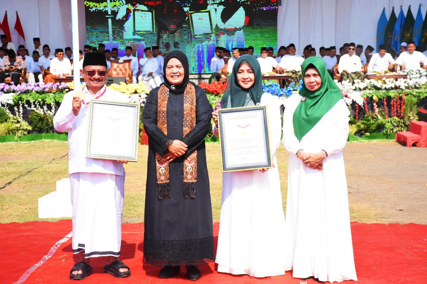 Upacara Hari Santri Nasional di Kabupaten Situbondo Pecahkan Rekor MURI 