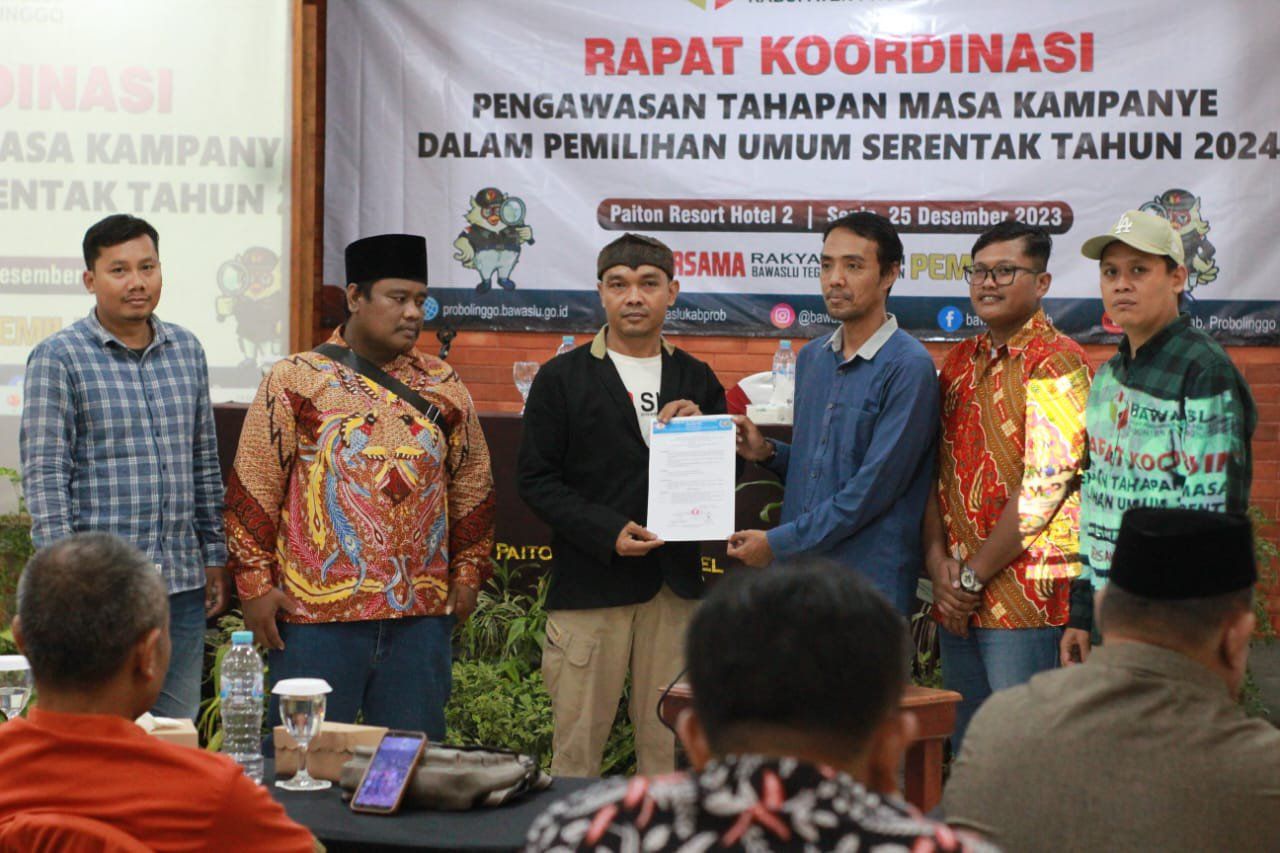 Bawaslu Kabupaten Probolinggo Periksa Penyelenggara Kampanye Pilpres Libatkan Anak
