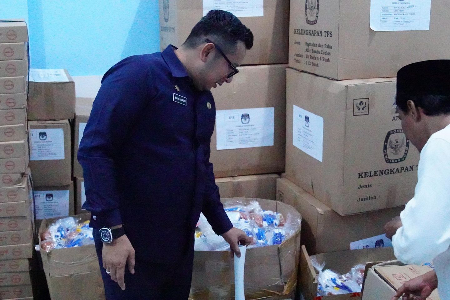 Surat Suara Pemilu Tiba, Pj Wali Kota Mojokerto Imbau Warga Tak Golput