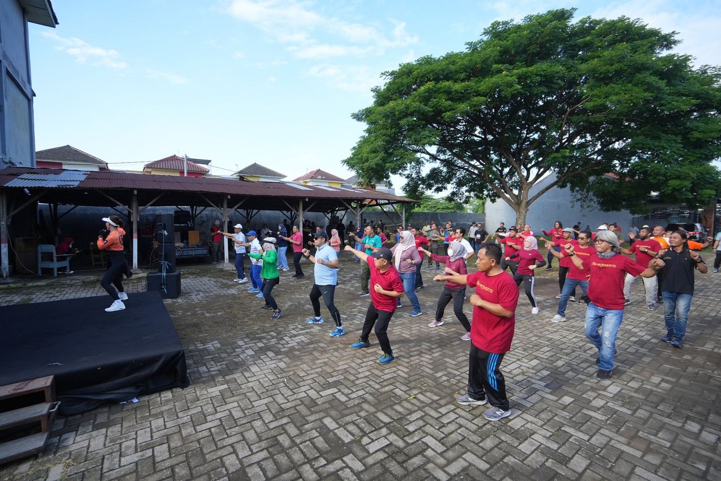 Puncak HPN 2024 di Mojokerto, PWI Gelar Senam dan Kuis Berhadiah