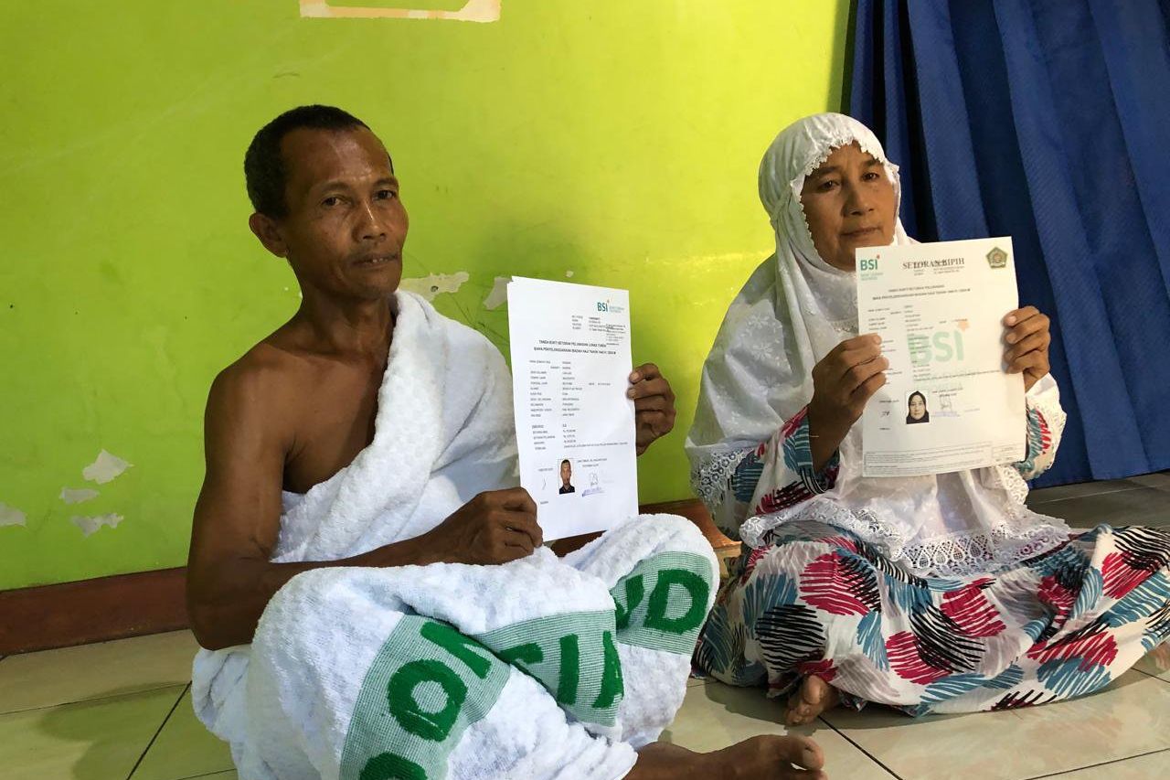 Menabung 14 Tahun, Pasutri Lansia Penjual Tempe Bisa Pergi Haji