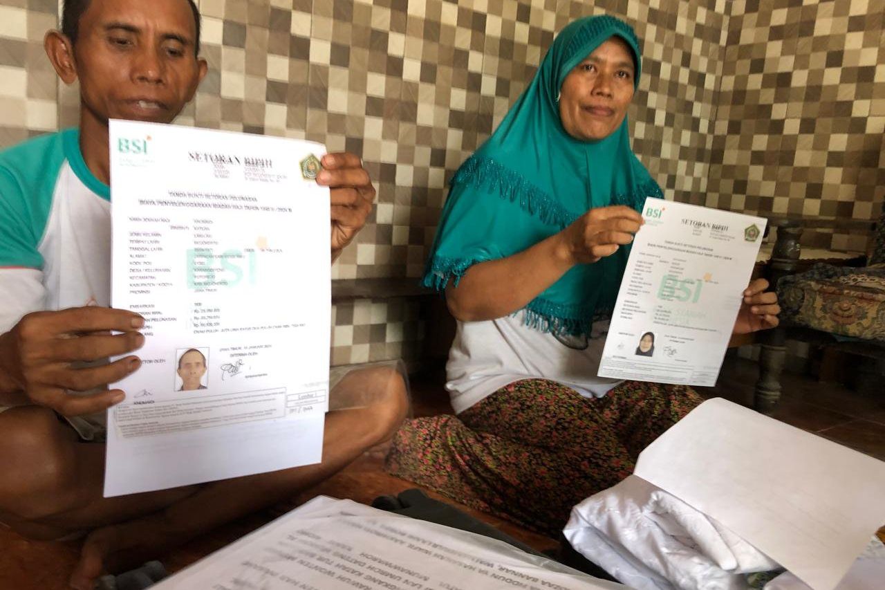 Mencicil 13 Tahun, Pasutri Pemulung Ini Bisa Pergi Haji