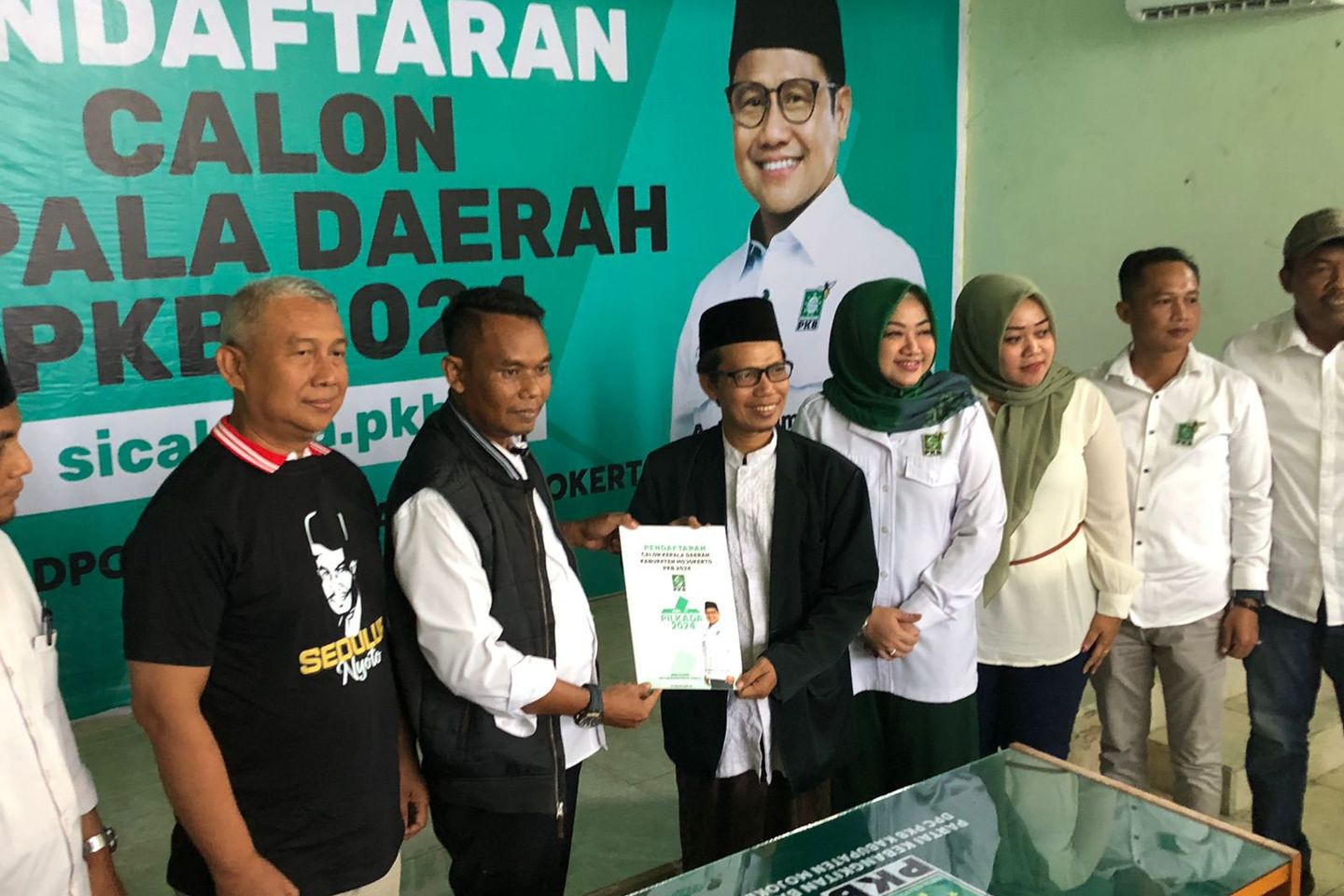Kades di Mojokerto Mendaftar Bakal Cawabup melalui PKB