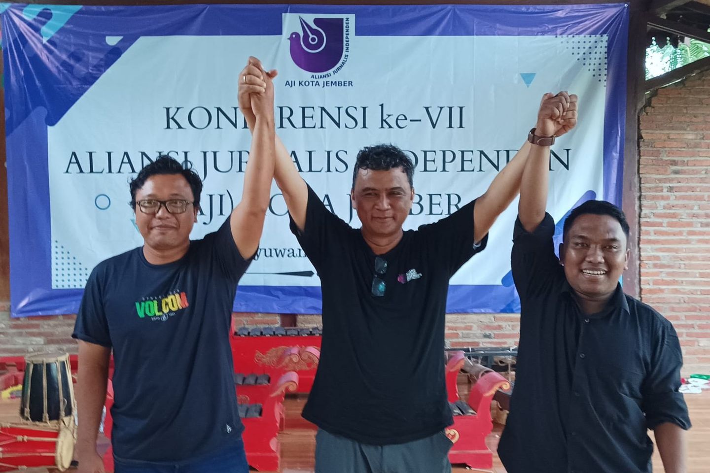 Ulil-Andi Ketua-Sekretaris AJI Jember Terpilih, Bertekad Jaga Independensi