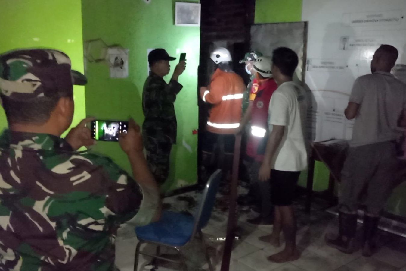 Polisi Selidiki Kebakaran di SMPN 3 Kutorejo Mojokerto