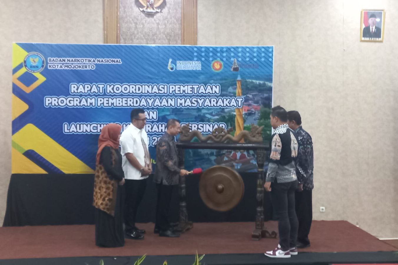 Berantas Narkoba, BNN Kota Mojokerto Meresmikan Dua Kelurahan Bersinar