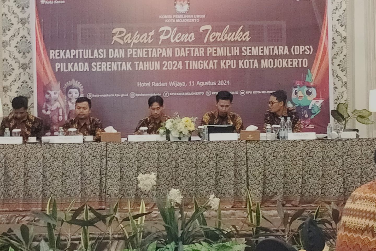 DPS Pilkada Kota Mojokerto 2024 Ditetapkan, Bertambah 768 Jiwa Dibanding Pemilu