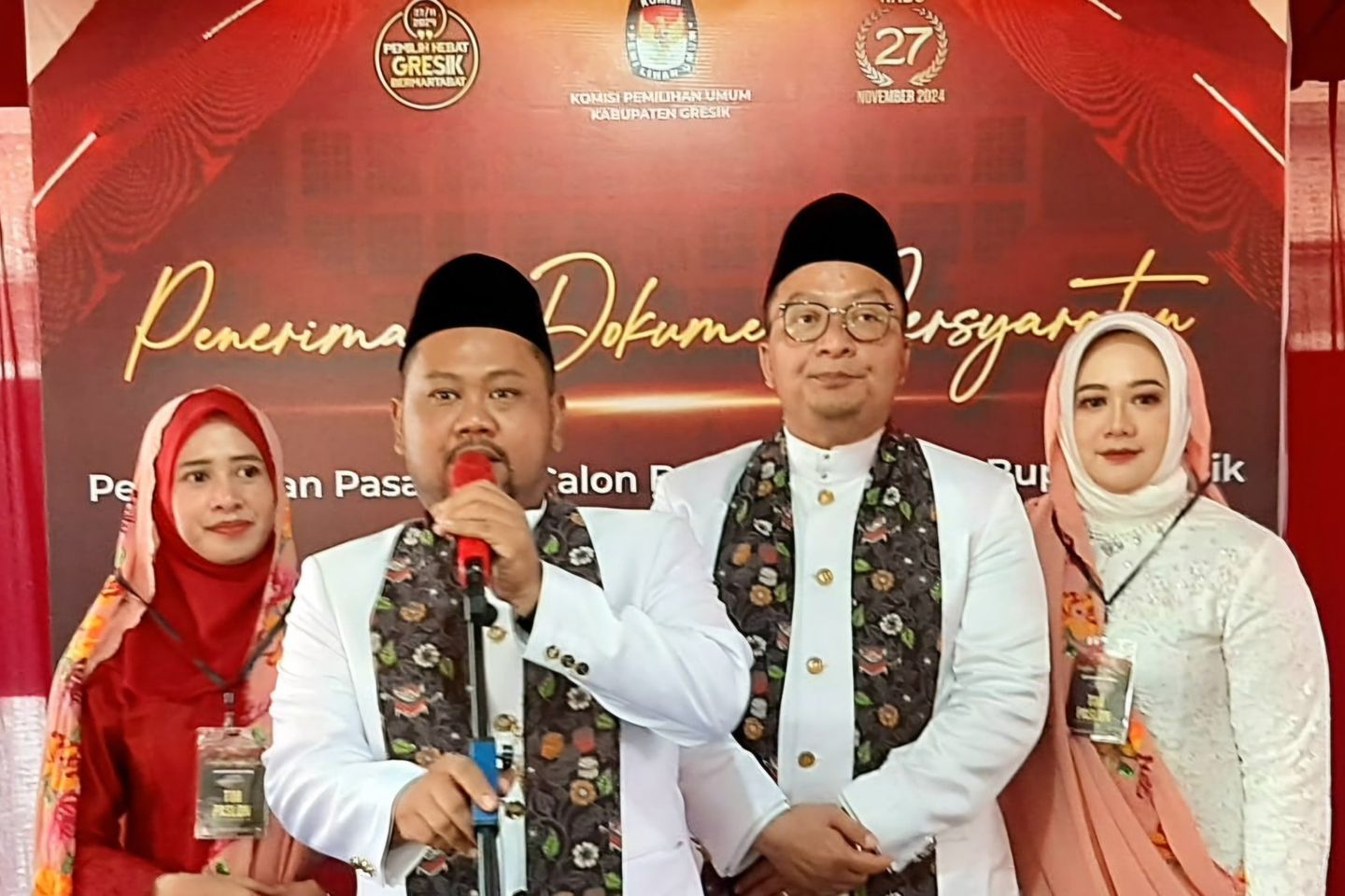 Pendaftaran Pilkada Gresik Diperpanjang, Gus Yani-Alif Berpotensi Lawan Bumbung Kosong