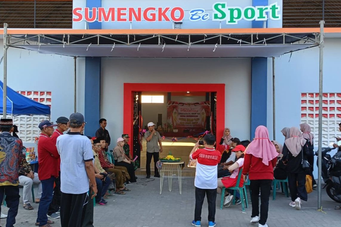 Tingkatkan PADes, Pemdes Sumengko Duduksampeyan Resmikan Sumengko Be Sport 
