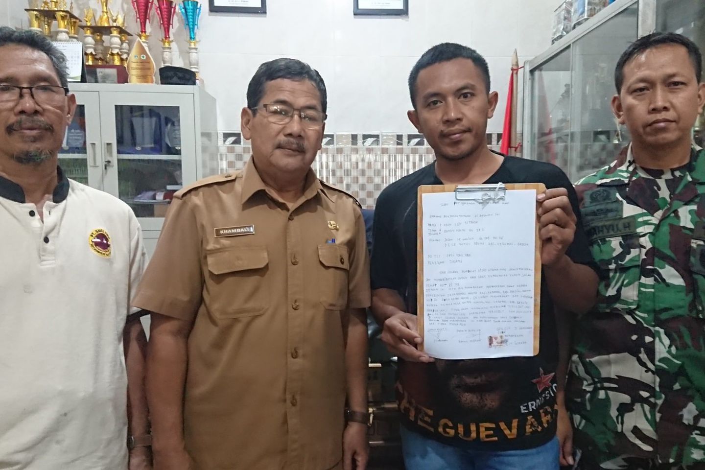 Perekam Video Undian Jalan Sehat yang Memfitnah Kades Randungagung Minta Maaf