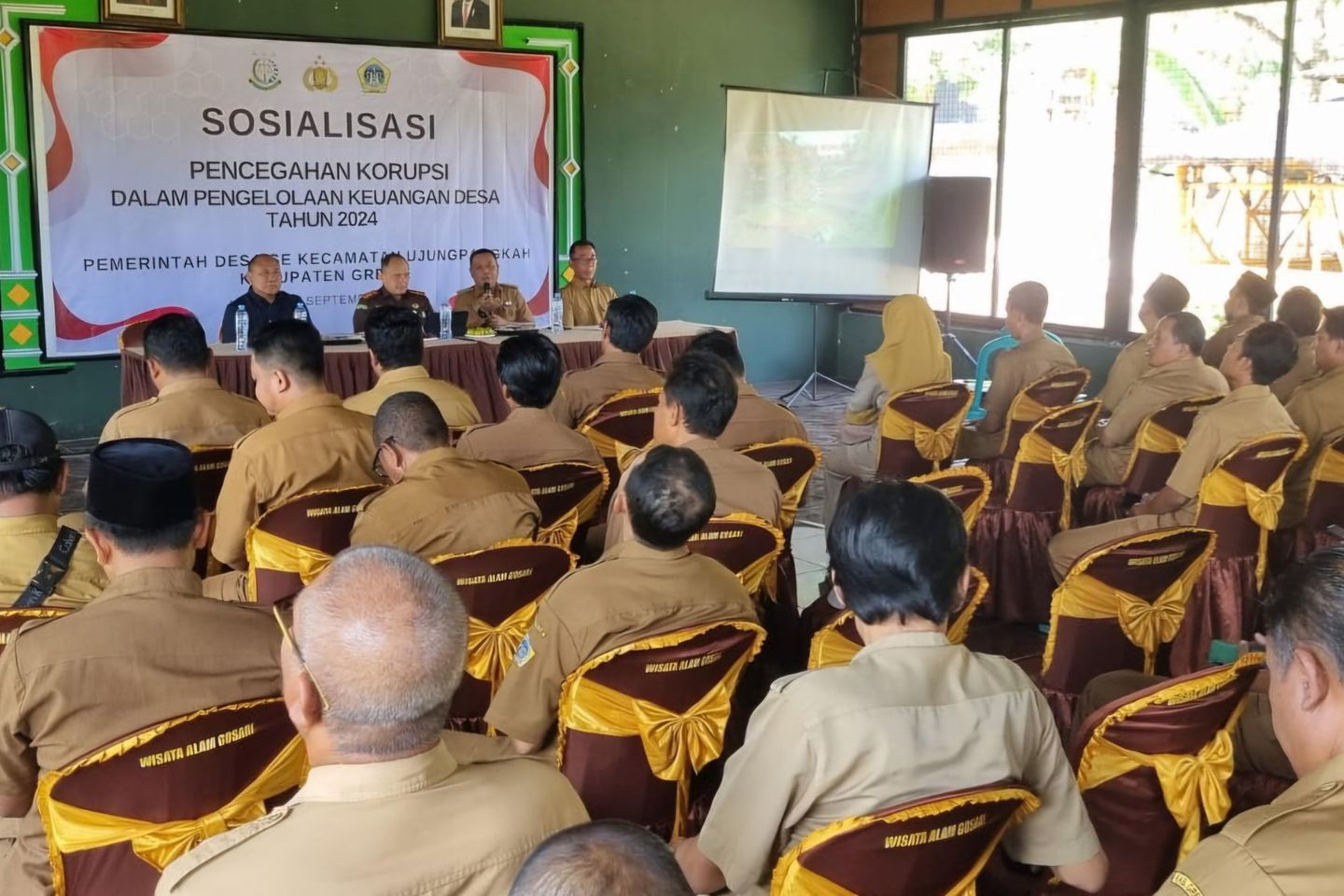 Cegah Korupsi, AKD Ujungpangkah Diberi Sosialisasi Pengelolaan Dana Desa dan TKD