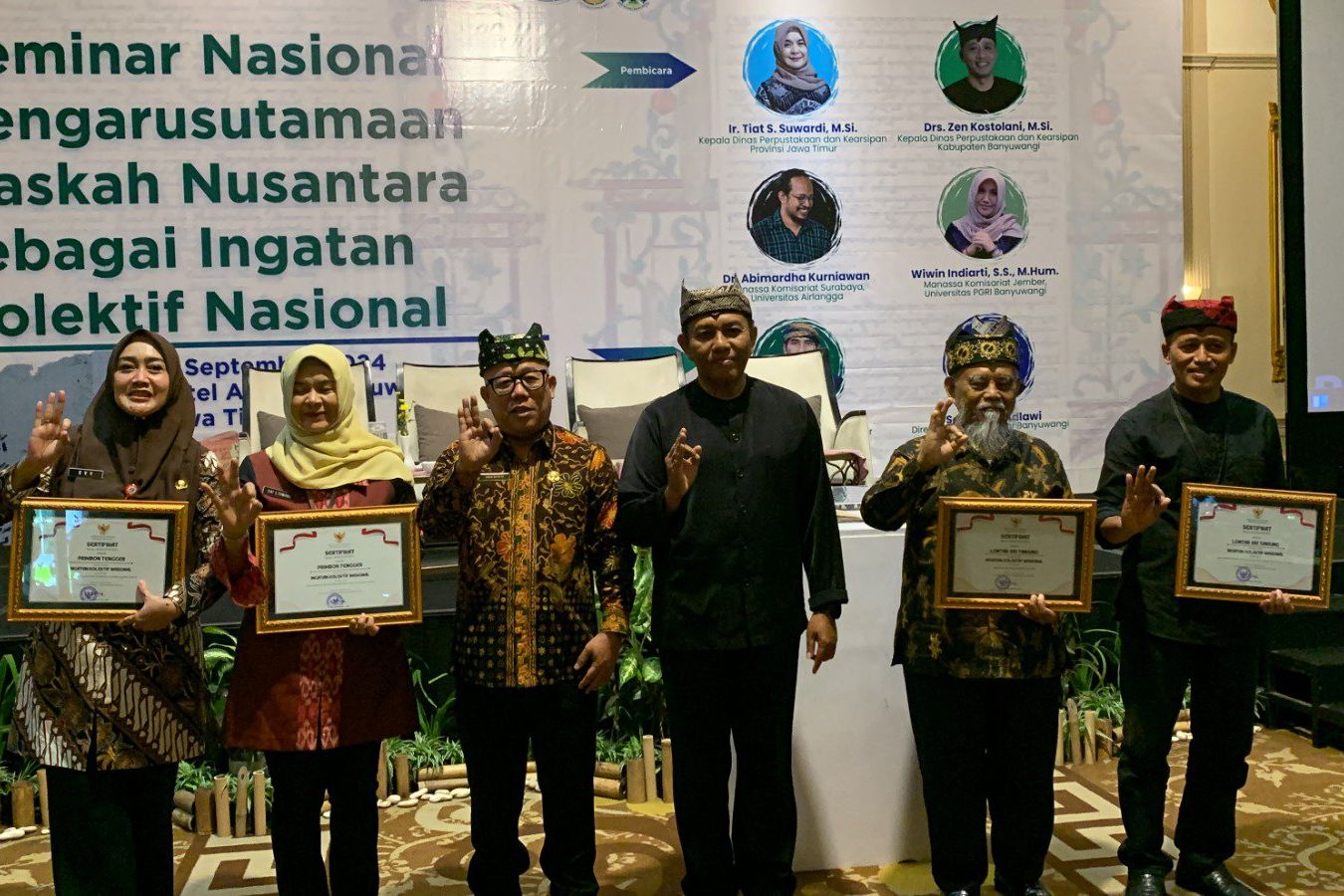 Perpustakaan Nasional Tetapkan Naskah Lontar Sritanjung dalam Ingatan Kolektif Nasional