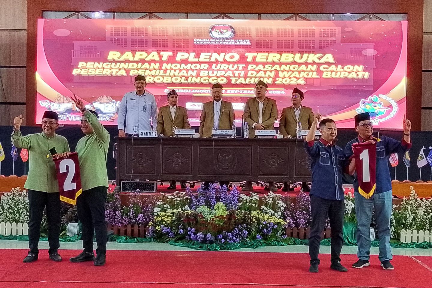 Pilkada Kabupaten Probolinggo, Zulmi-Rasit Nomor 1 dan Haris-Fahmi Nomor 2