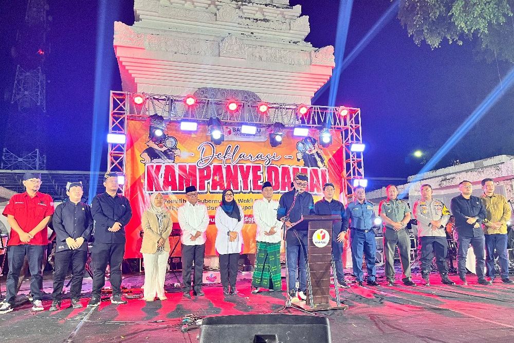 Bawaslu Banyuwangi Gelar Deklarasi Kampanye Damai, Paslon Tanda Tangan Pakta Integritas
