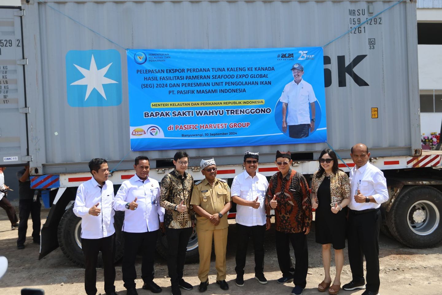 Empat Kontainer Tuna Kaleng Diekspor ke Kanada, Dilepas Menteri Kelautan