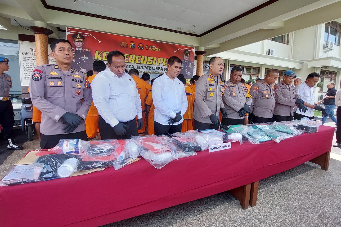 12 Hari, Polresta Banyuwangi Sita 1,6 Kilogram Sabu