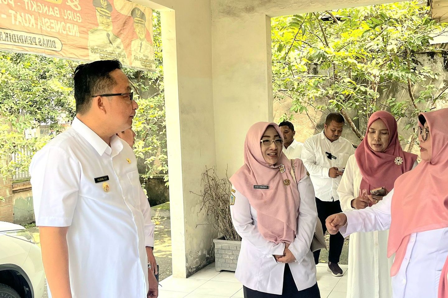 Wabup Gresik Cek UPT Dispendk Manyar untuk Tempat Penitipan Anak Gratis