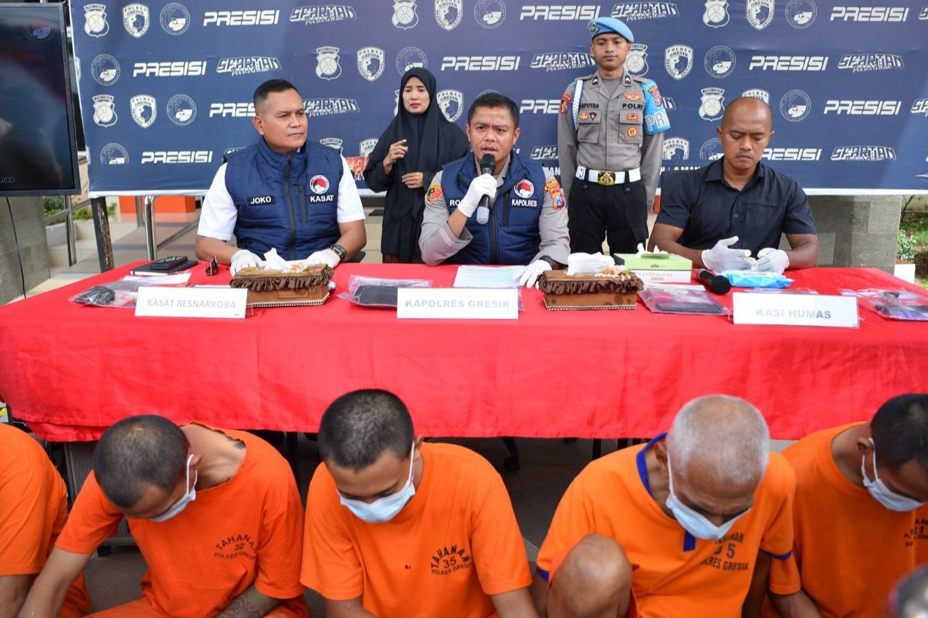 Polres Gresik Sita Belasan Gram Sabu Berpotensi Jadi 160 Paket Hemat