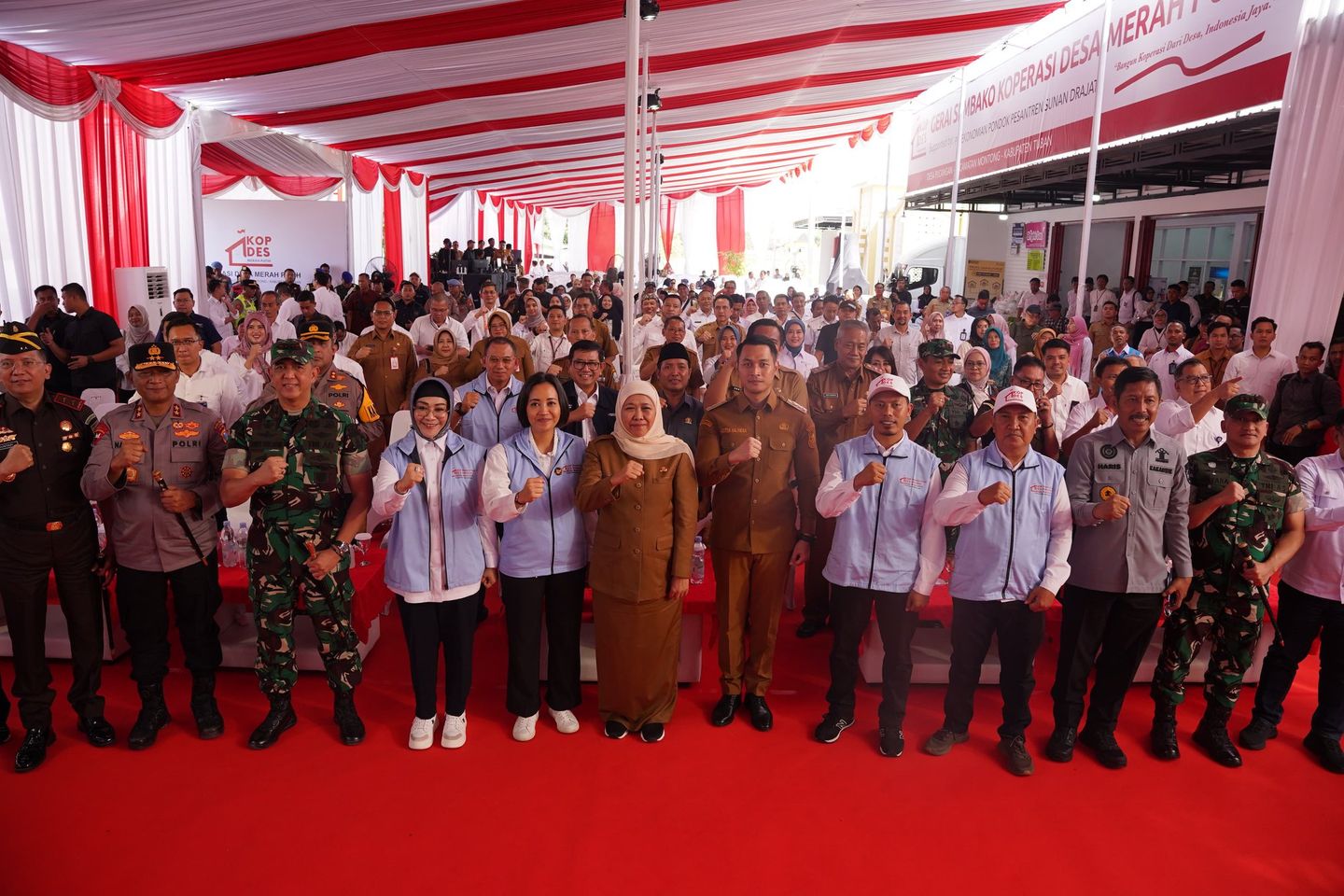 Presiden Prabowo Resmikan 8.081 Koperasi Merah Putih, Desa Pucangan Tuban Jadi Percontohan