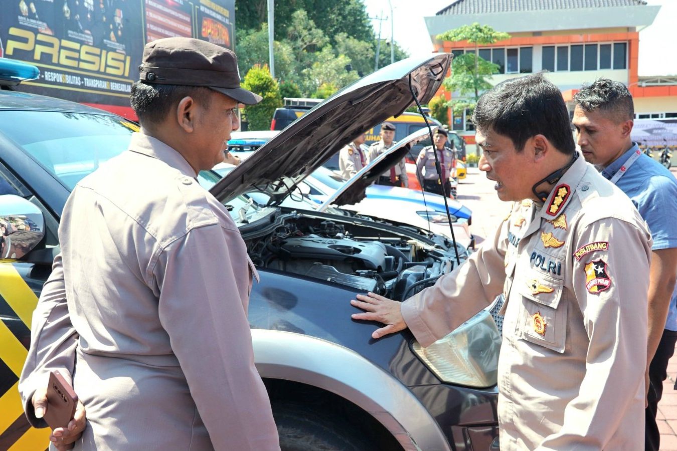 Polres Gresik Jadi Lokasi Evaluasi Kualitas Kendaraan Operasional oleh Mabes Polri