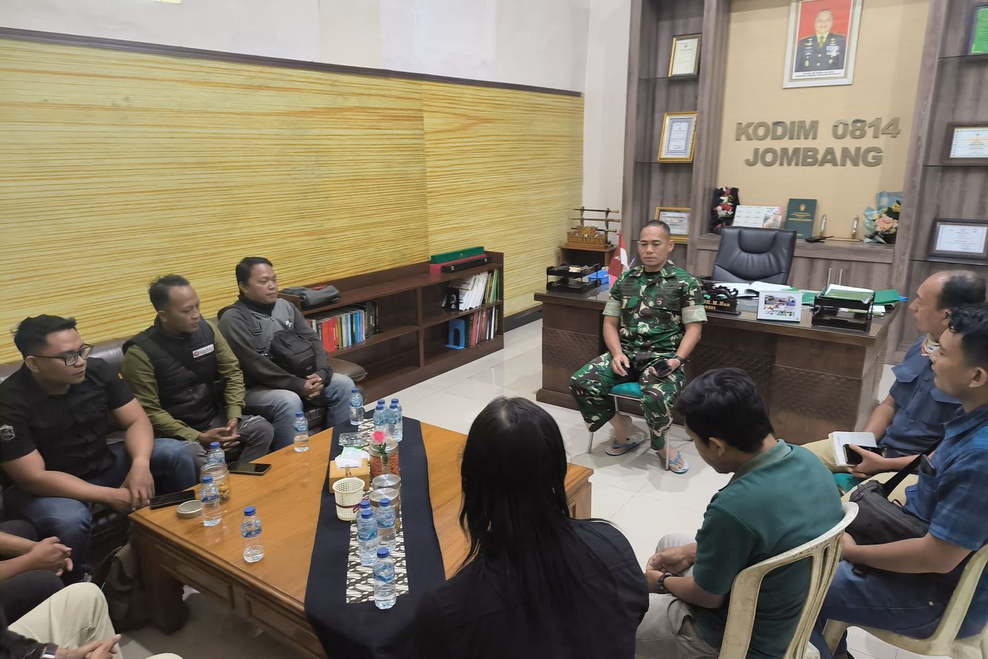Kodim 0814/Jombang dan Media Tingkatkan Sinergitas lewat Ngobrol Bareng