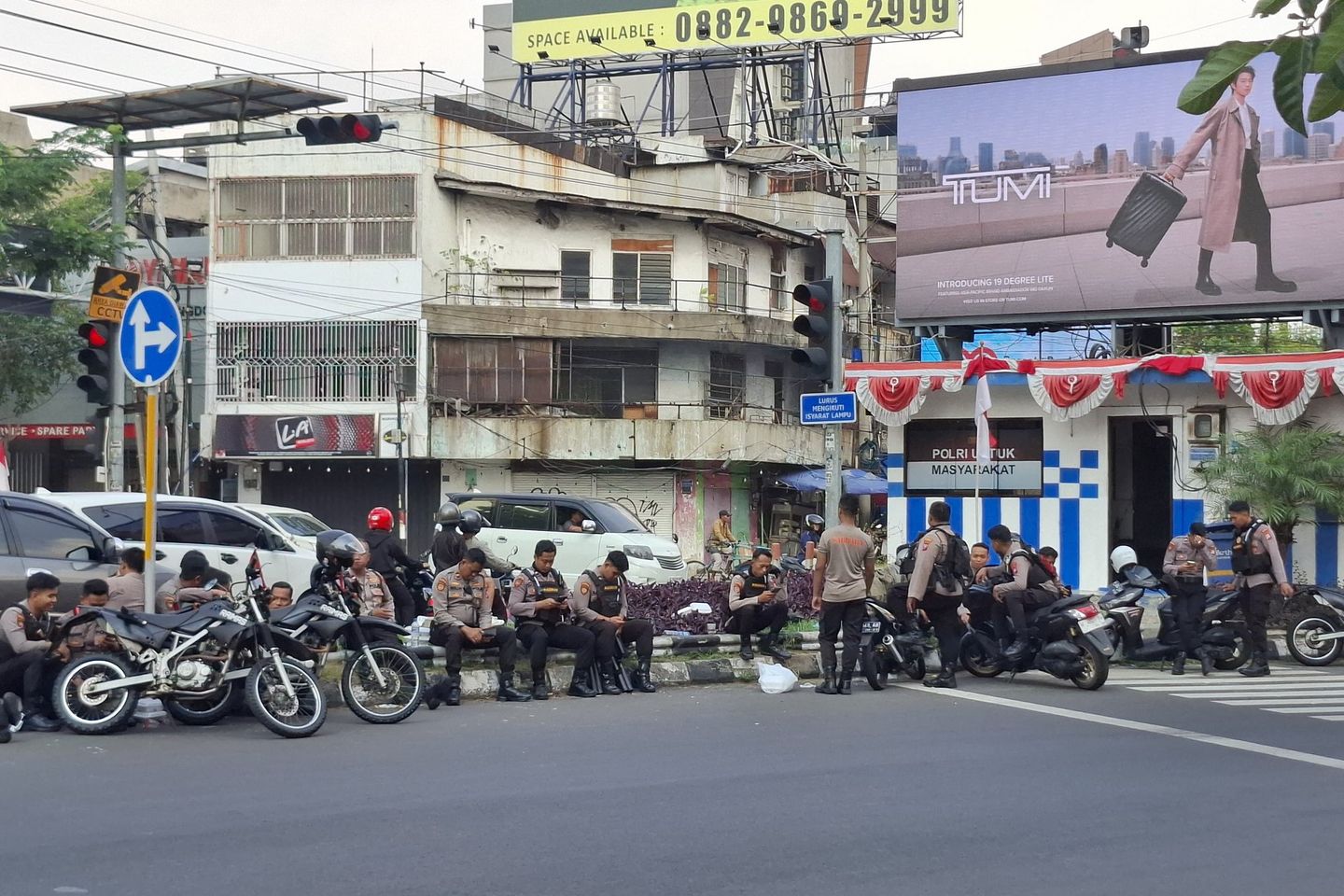 Tawuran Pecah di Jalan Embong Malang, Polrestabes Surabaya Siaga