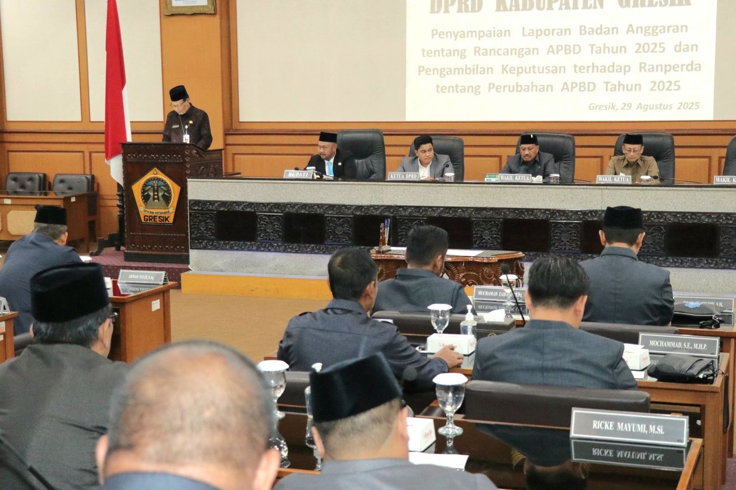 DPRD Gresik Sahkan Perubahan APBD 2025, Belanja Daerah Naik Rp102,3 Miliar