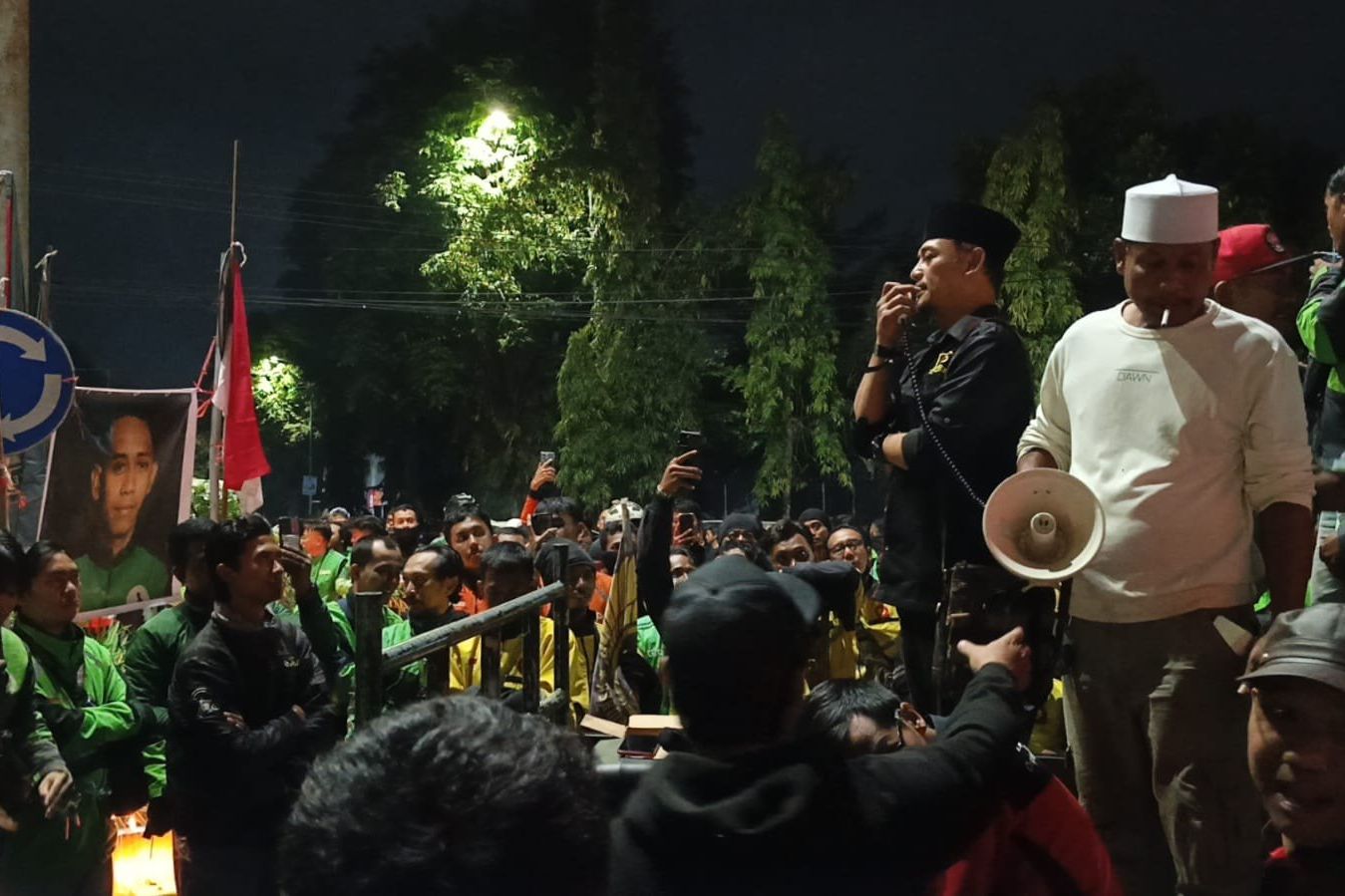 Aksi Solidaritas Kematian Affan, Ojol Jember Desak Kapolri Dicopot