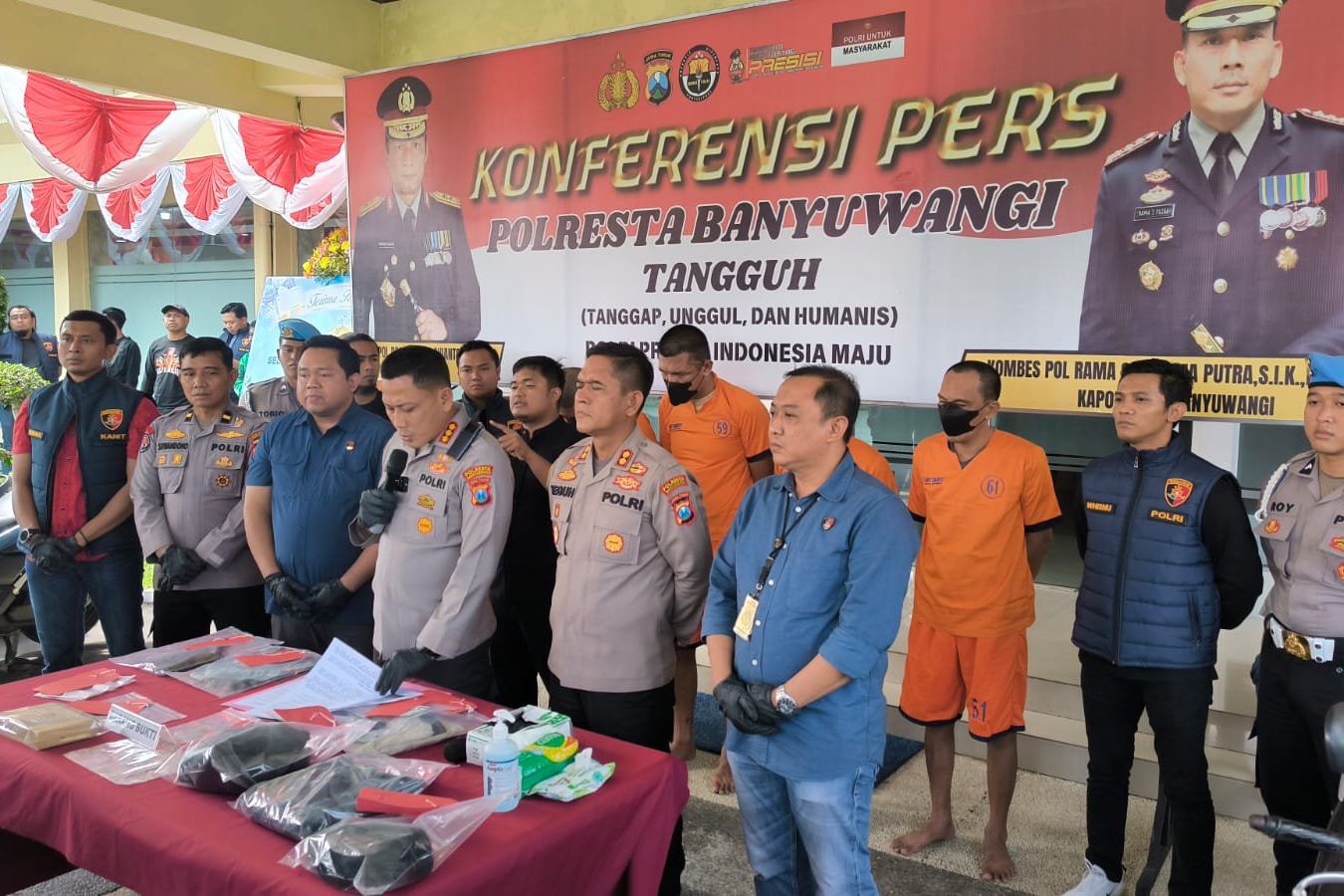 Polresta Banyuwangi Ungkap Sindkat Penggelapan dan Curanmor