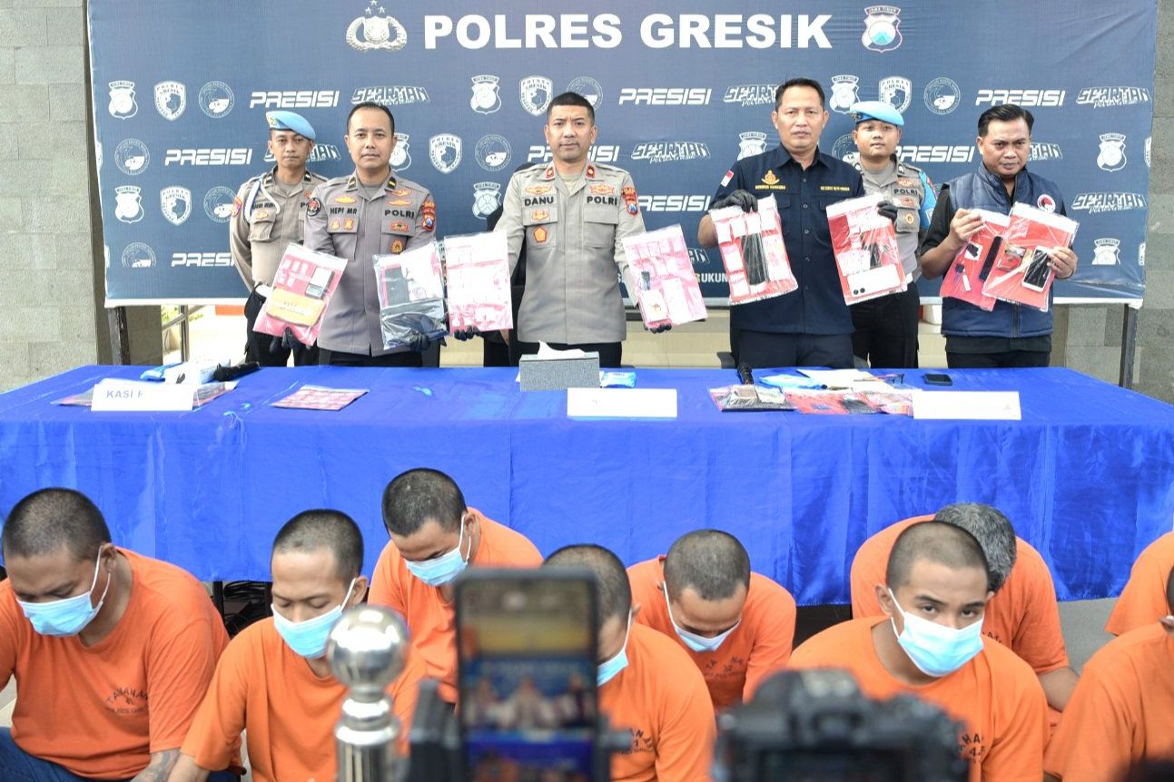 12 Hari, Polres Gresik Tangkap 20 Pengedar Sabu dan Pil Koplo