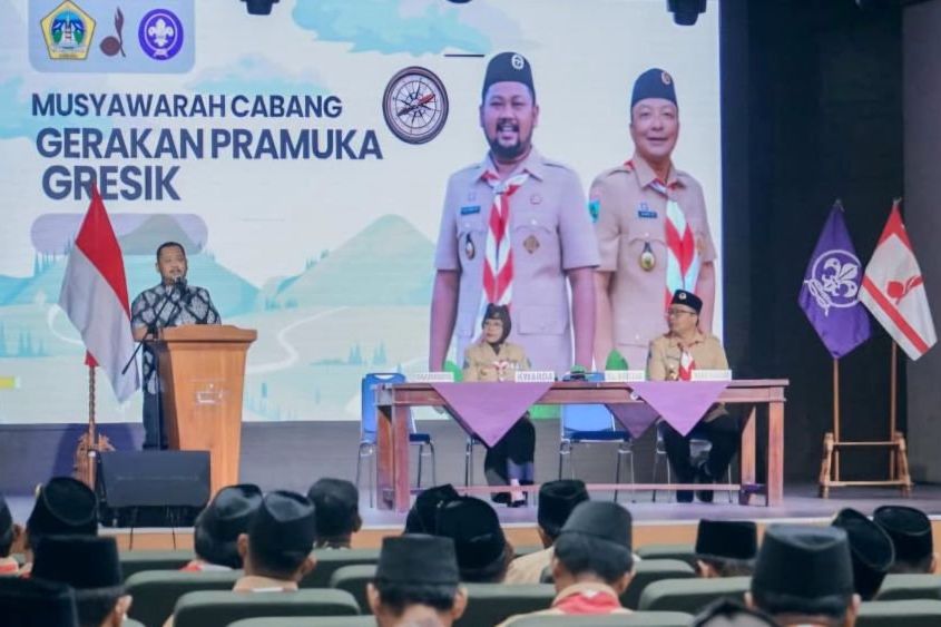 Bupati Gresik Tekankan Peran Penting Pramuka di Era Digital