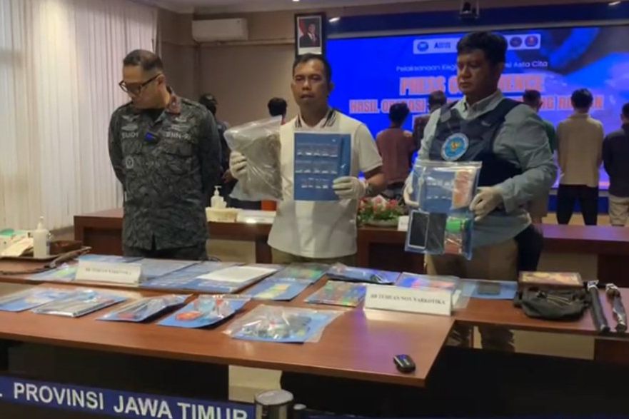 Gerebek Jalan Kunti Surabaya, BNNP Jatim Tetapkan Dua Tersangka Kasus Narkoba