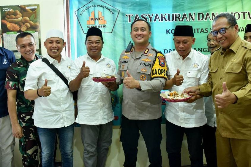 Kapolres Gresik Apresiasi Peran Media di Peringatan Hari Pers Nasional 2026