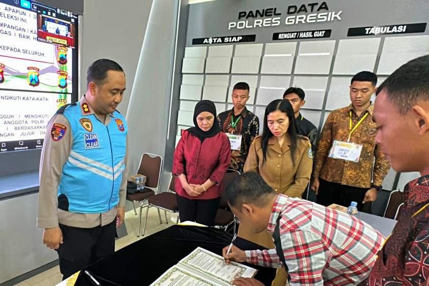 Jamin Transparansi Rekrutmen, Polres Gresik Gandeng Lembaga Eksternal