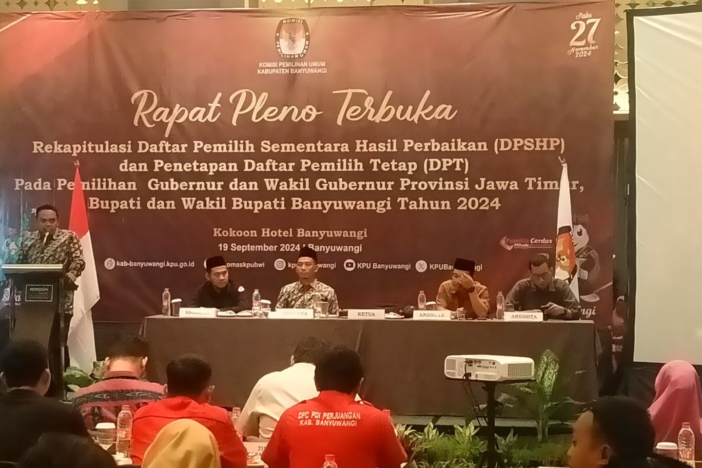 DPT Pilkada Banyuwangi Bertambah Dibanding Pilpres 2024