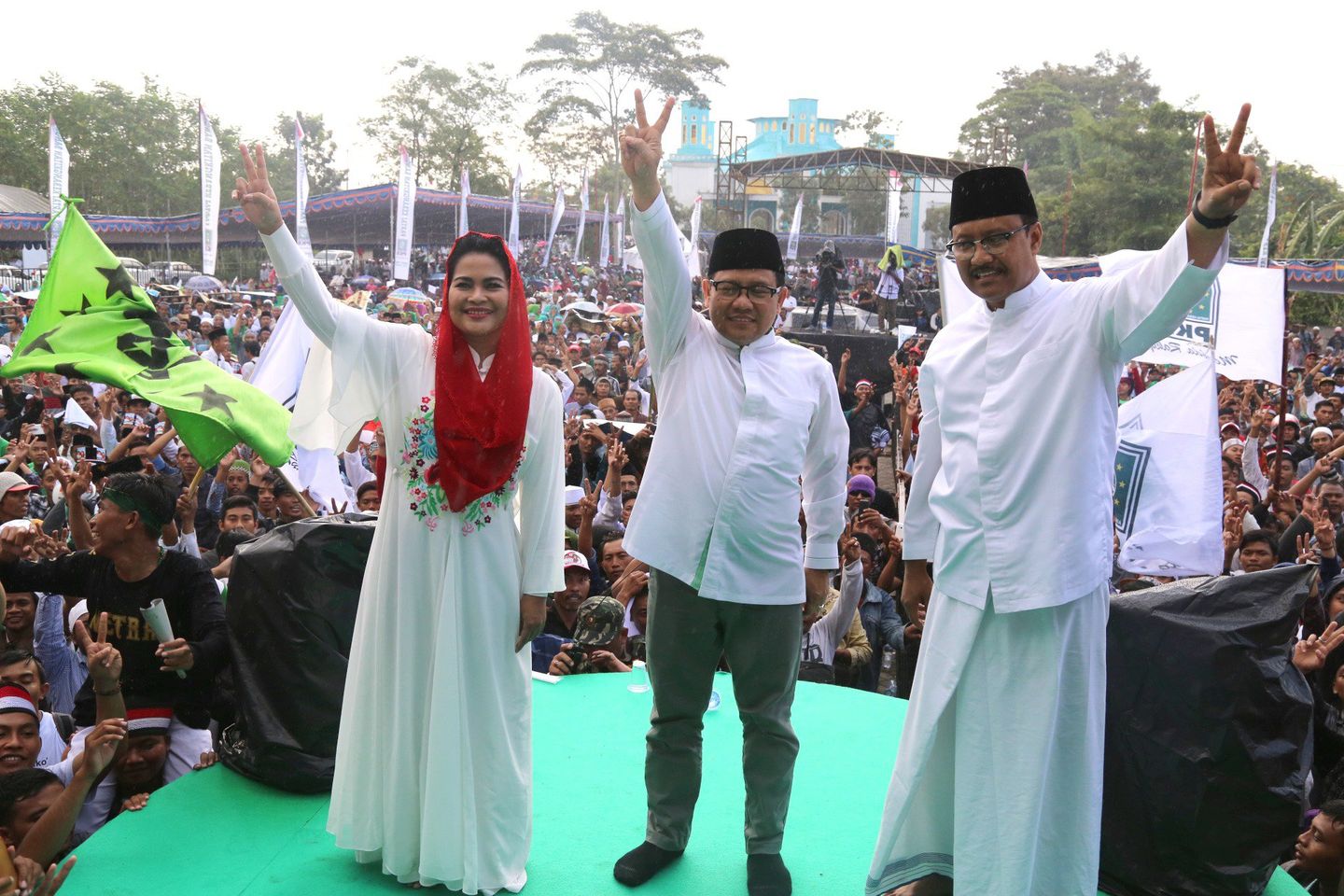 Resmikan Posko Cinta, Cak Imin Yakin Bisa Bersanding Dengan Jokowi