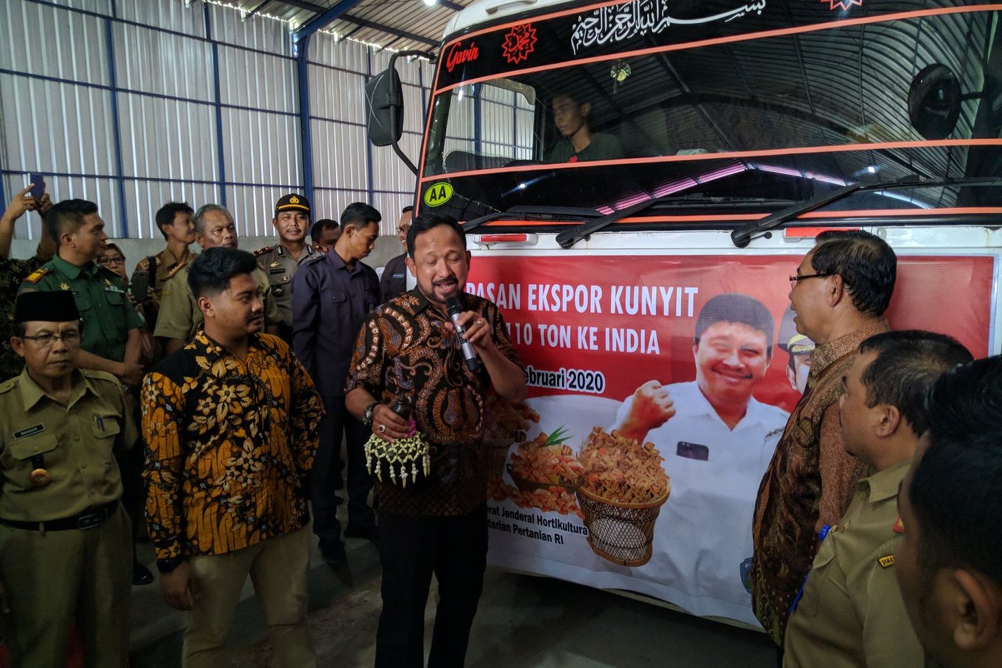 Ponorogo Ekspor 110 Ton Kunyit ke India