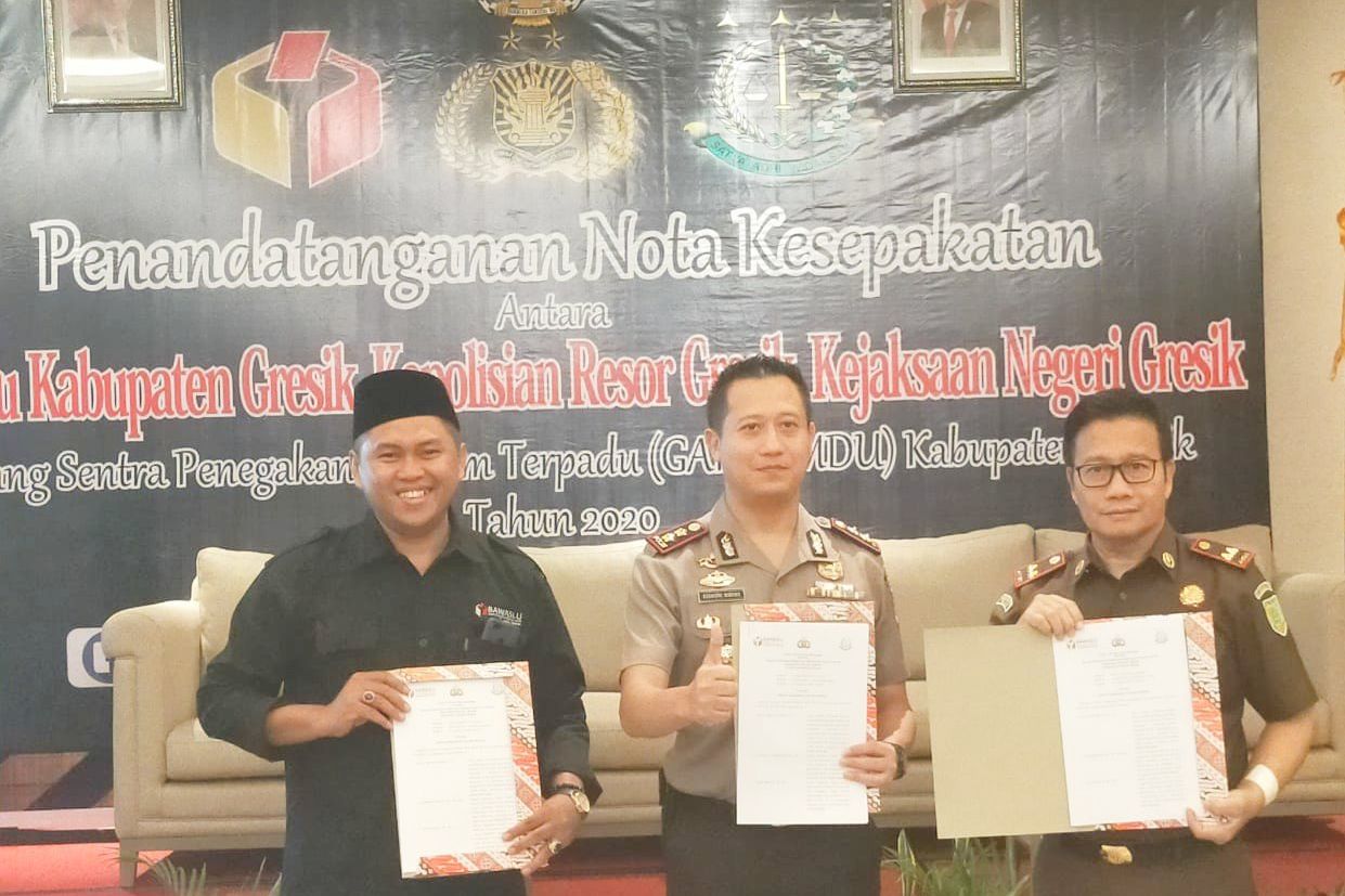 Sentra Gakkumdu Pilkada Gresik Siap Tindak Pelanggaran Pidana Pemilu