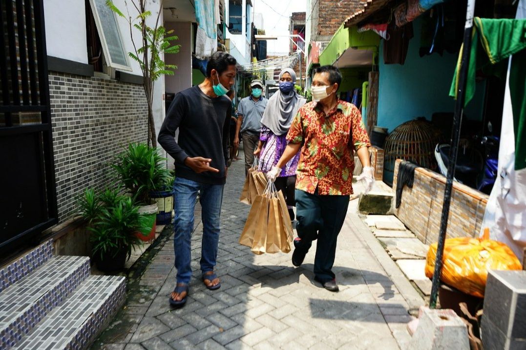 ODP dan PDP Covid-19 di Surabaya Dipasok Mamin Tiga Kali Sehari