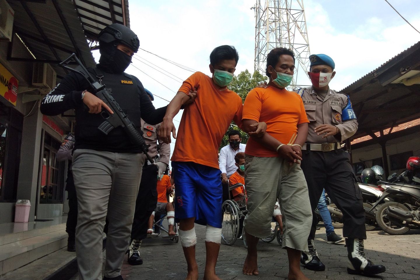 Polresta Mojokerto Ringkus Gerombolan Pelaku Curanmor Antar Kota